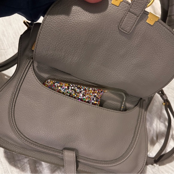 Authentic Chloe small Marcie Gray Crossbody Bag - Picture 10 of 10